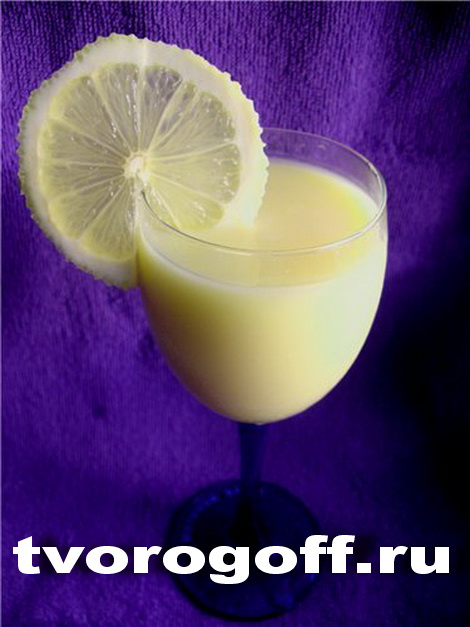 Напиток из молока «Лимонно-апельсиновый», дома